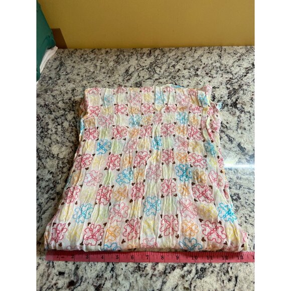 Disney Parks Womens Rectangle Scarf Wrap Mickey Mouse Multicolor Rayon - Picture 7 of 7